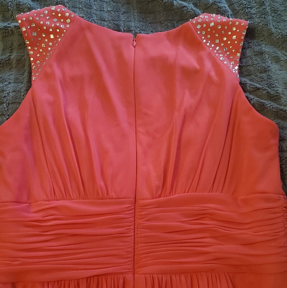 Pink Floor Length Dress - Picture 3 of 4